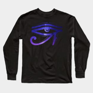 Cosmic Eye Of RA Egyptian Hieroglyph Long Sleeve T-Shirt
